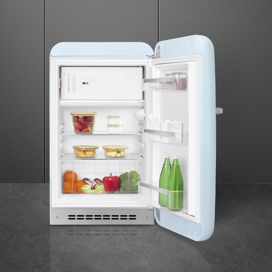 Однокамерный холодильник Smeg FAB10RPB6, фото 9