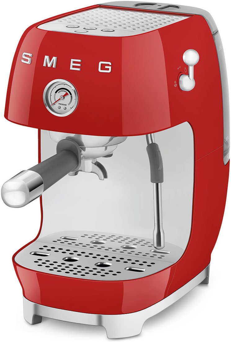 Рожковая кофеварка Smeg ECF03RDEU, фото 5