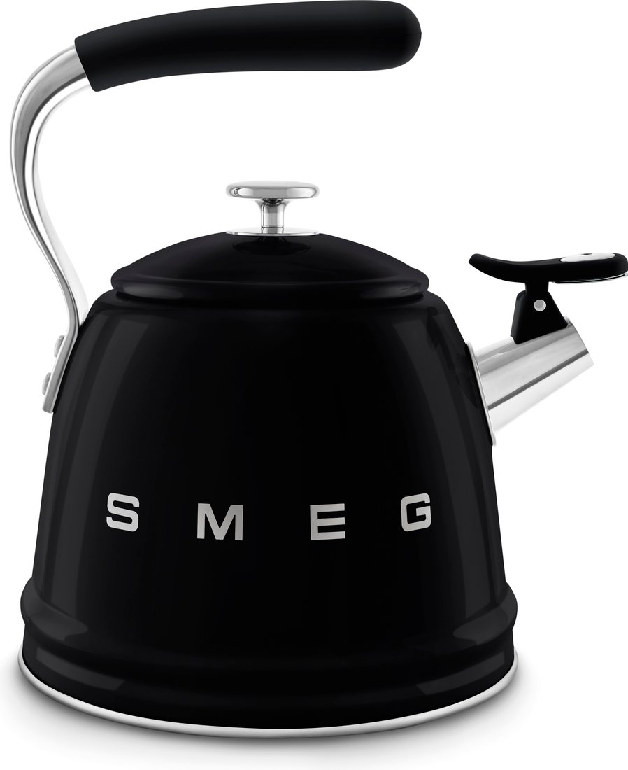 Чайник со свистком Smeg WKF01BL, фото 5