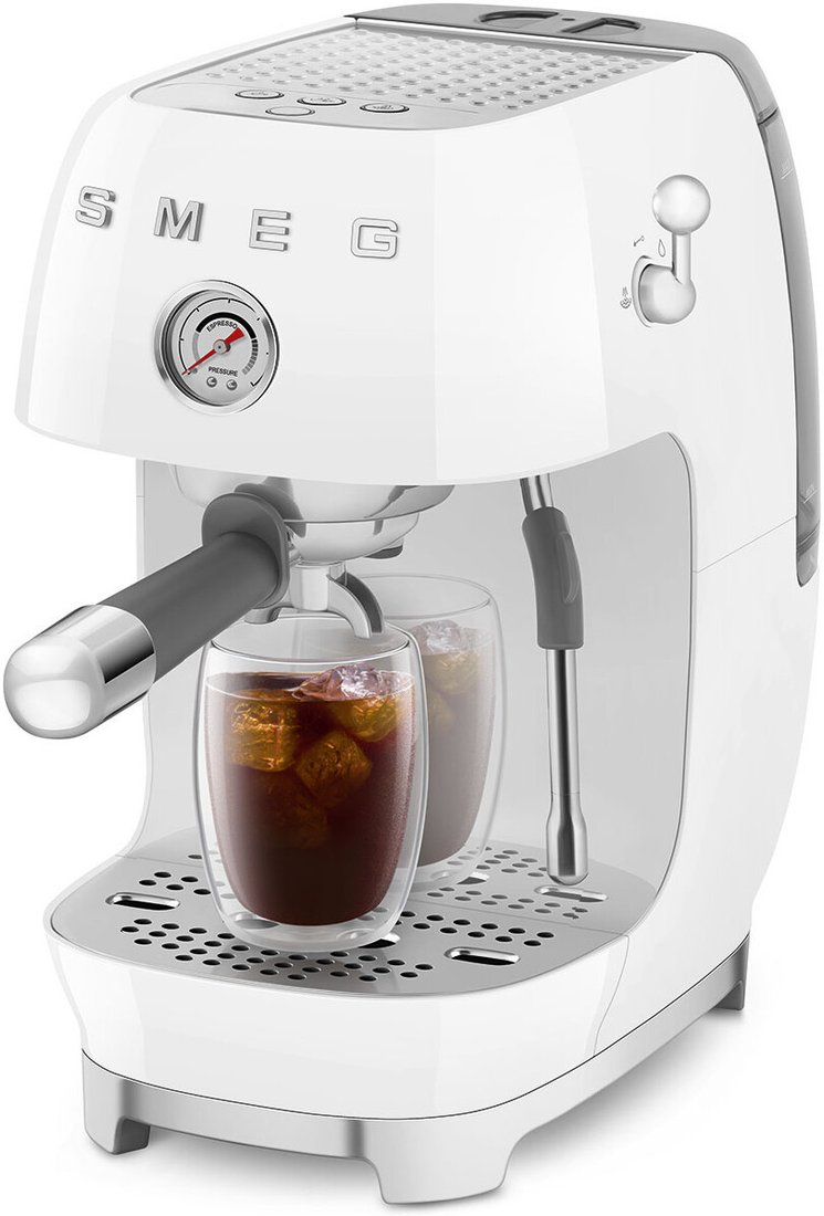 Рожковая кофеварка Smeg ECF03WHEU, фото 9