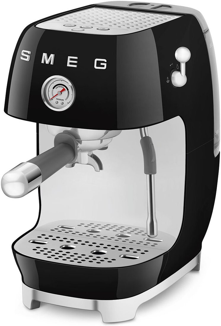 Рожковая кофеварка Smeg ECF03BLEU, фото 3