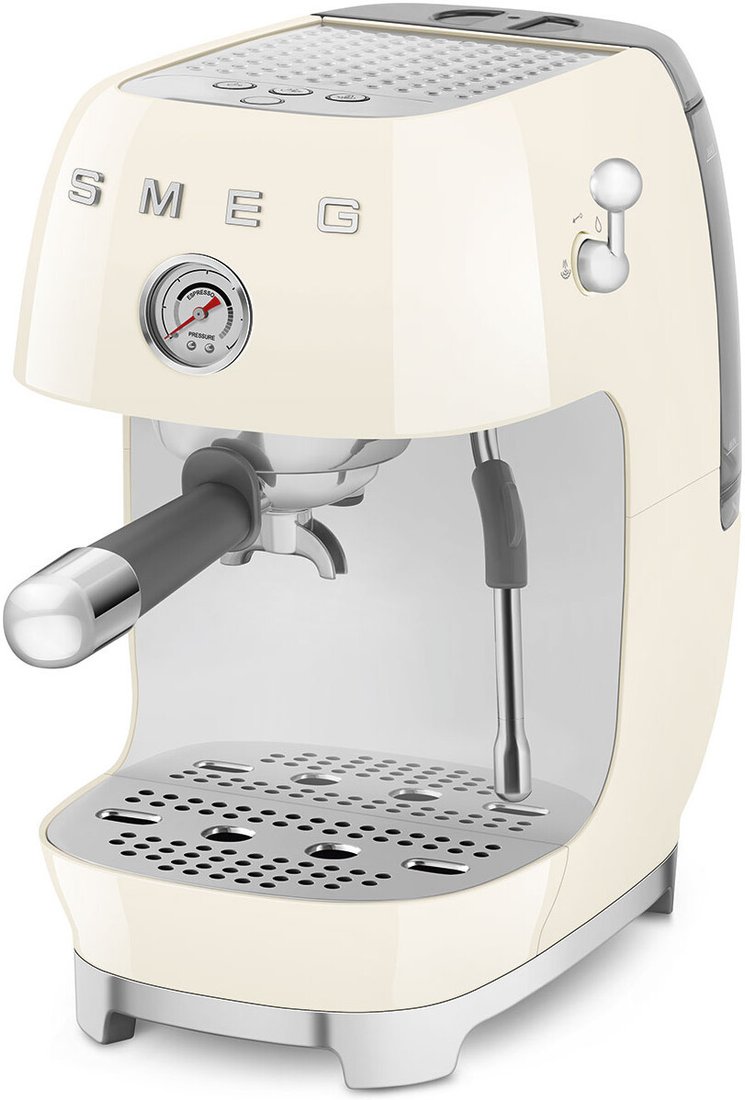 Рожковая кофеварка Smeg ECF03CREU, фото 9