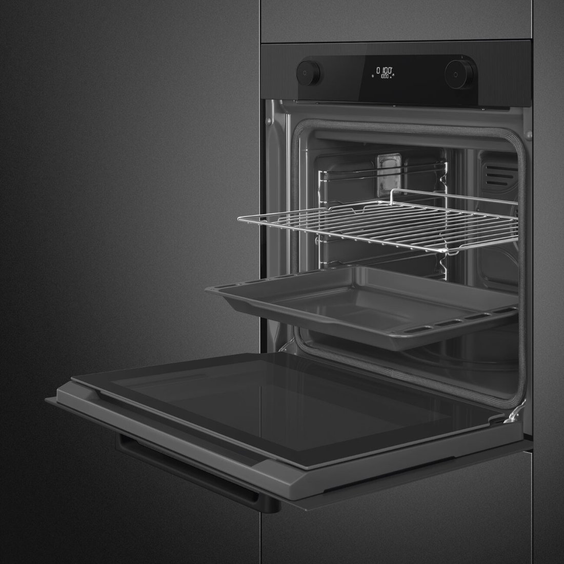 Электрический духовой шкаф Smeg SFP6201TBI, фото 5