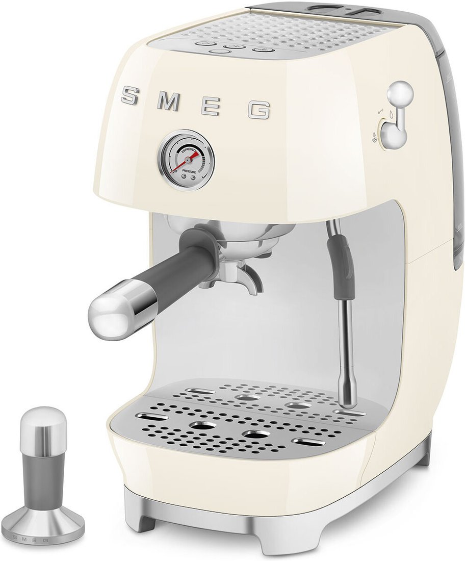 Рожковая кофеварка Smeg ECF03CREU, фото 4