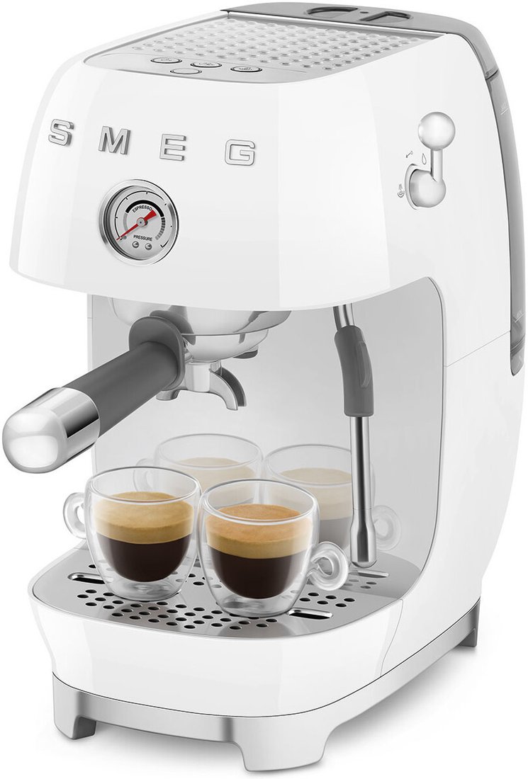 Рожковая кофеварка Smeg ECF03WHEU, фото 8