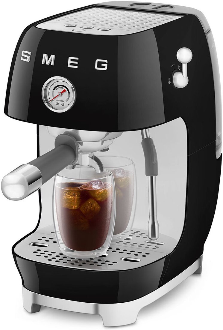 Рожковая кофеварка Smeg ECF03BLEU, фото 7