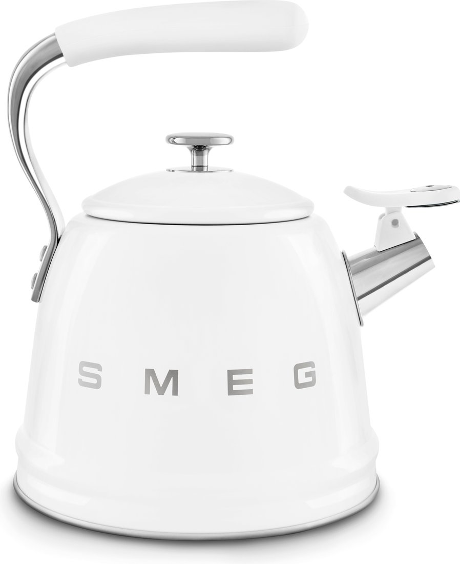 Чайник со свистком Smeg WKF01WH, фото 3