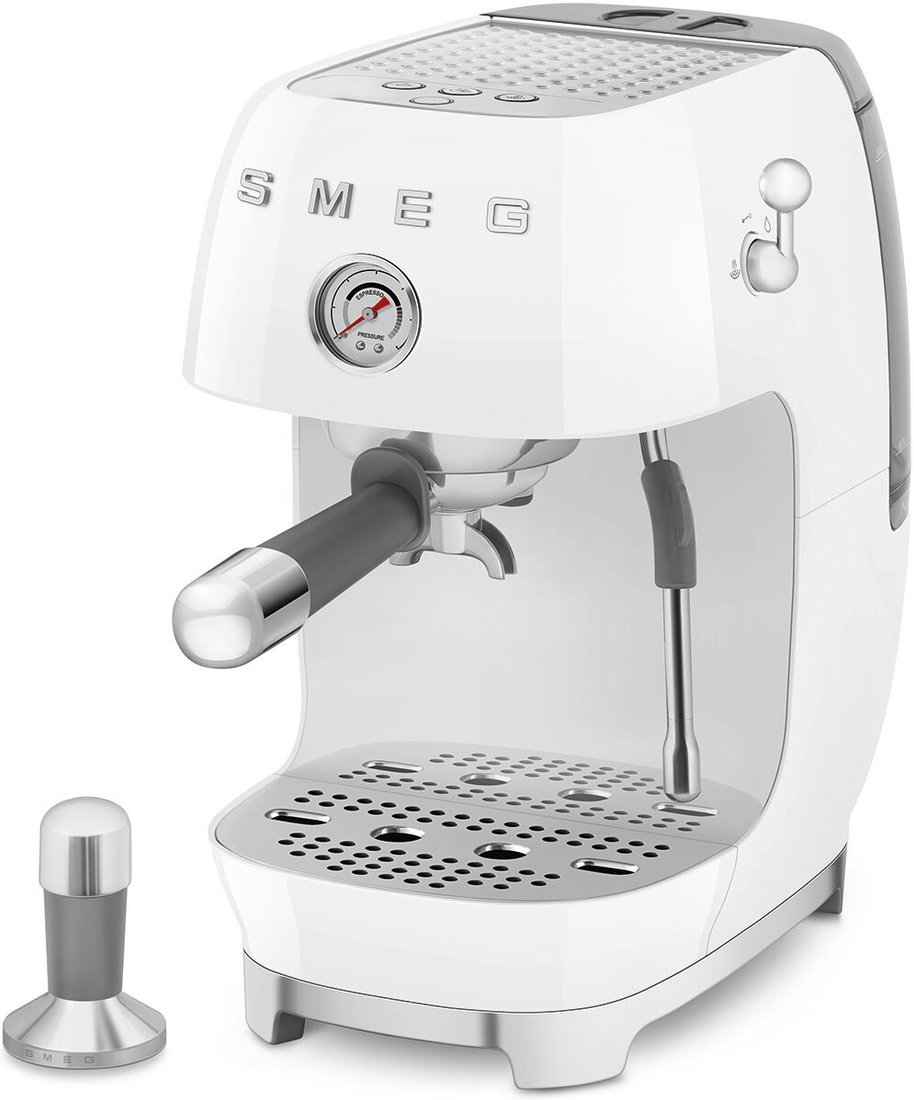 Рожковая кофеварка Smeg ECF03WHEU, фото 4