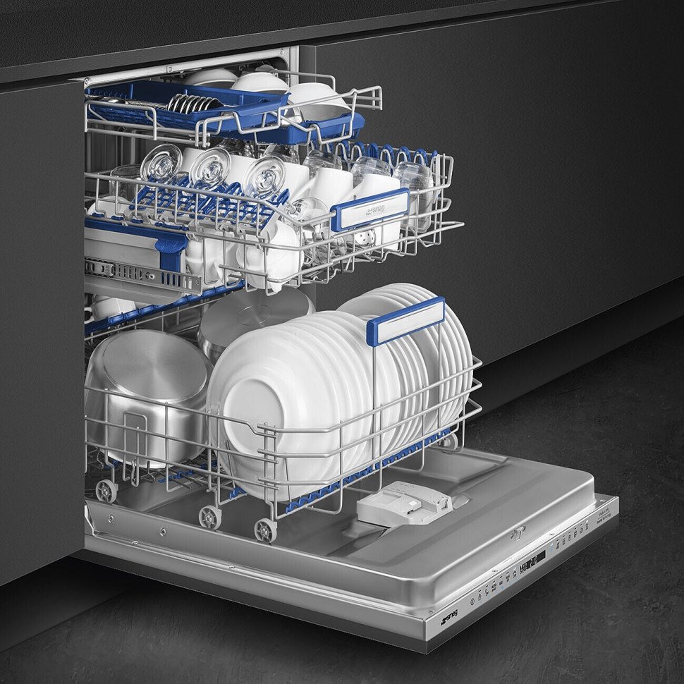 Встраиваемая посудомоечная машина Smeg STL324BQLLW, фото 2