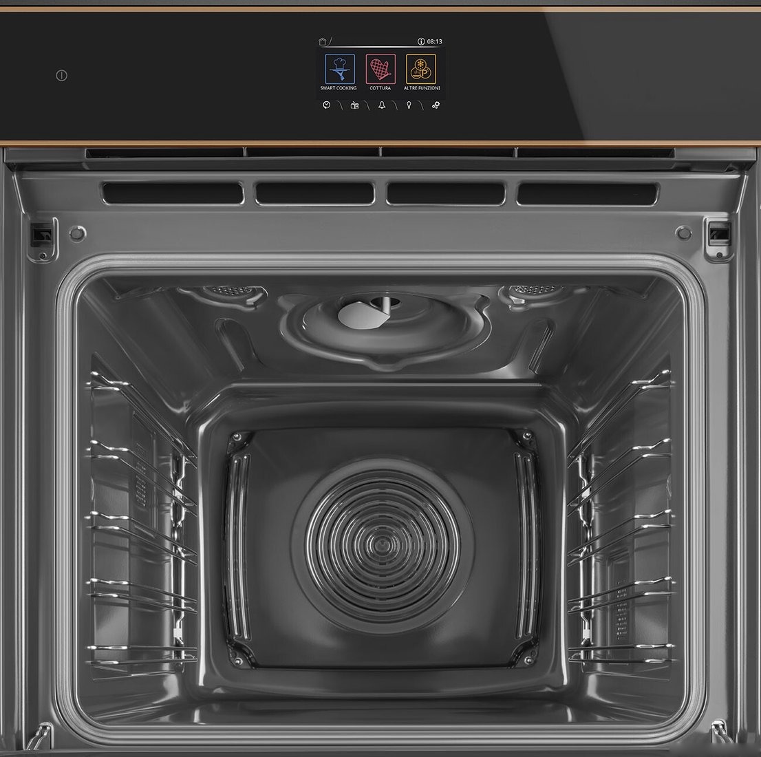Электрический духовой шкаф Smeg SO6604M2PNR, фото 2