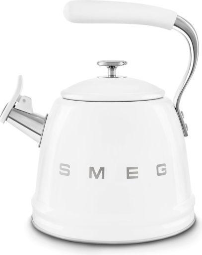 Чайник со свистком Smeg WKF01WH, фото 1