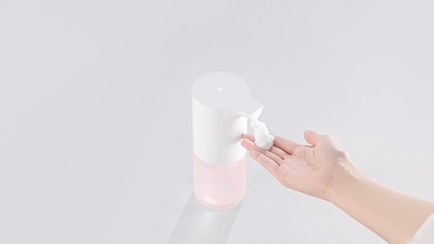 Мыло для дозатора Xiaomi Mi Foaming Hand Soap (розовый), фото 2