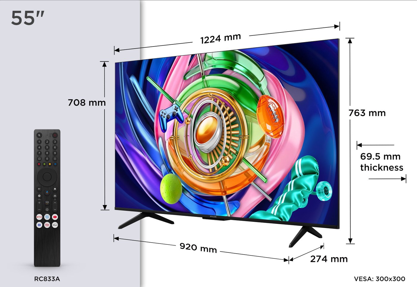 MiniLED телевизор iFFALCON 55U85A, фото 16