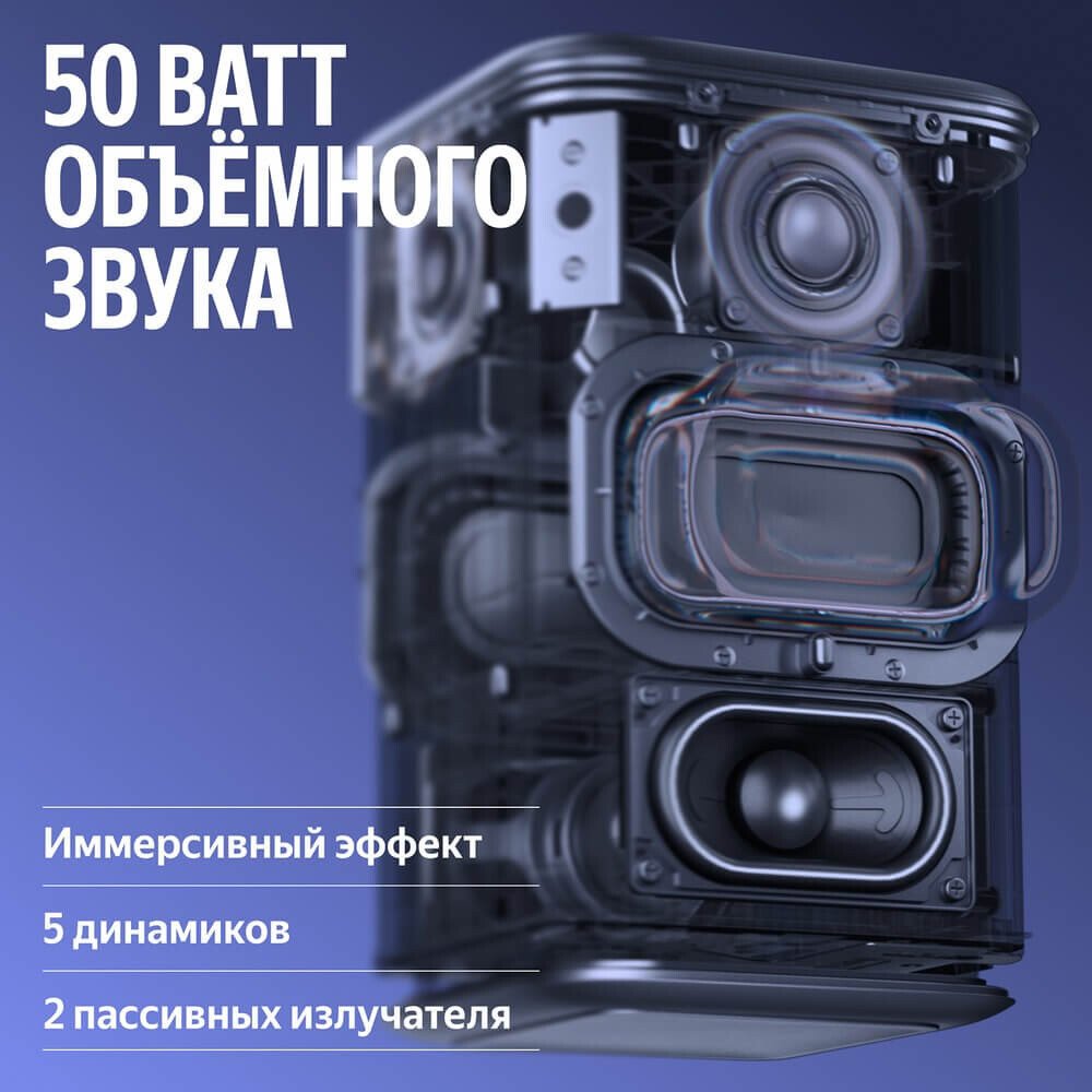 Умная колонка Яндекс Станция 3 (черный), фото 10