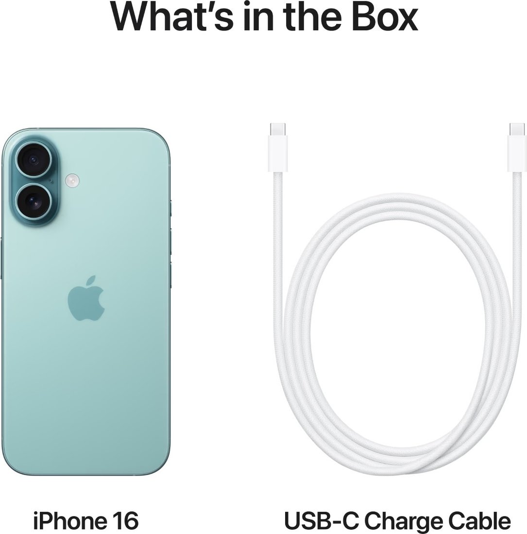 Телефон Apple iPhone 16 128GB (бирюзовый), фото 7