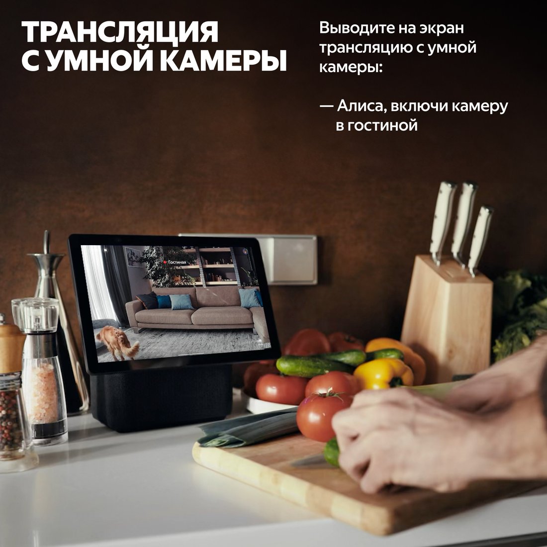 Колонка с умным дисплеем Яндекс Станция Дуо Макс (черный), фото 10