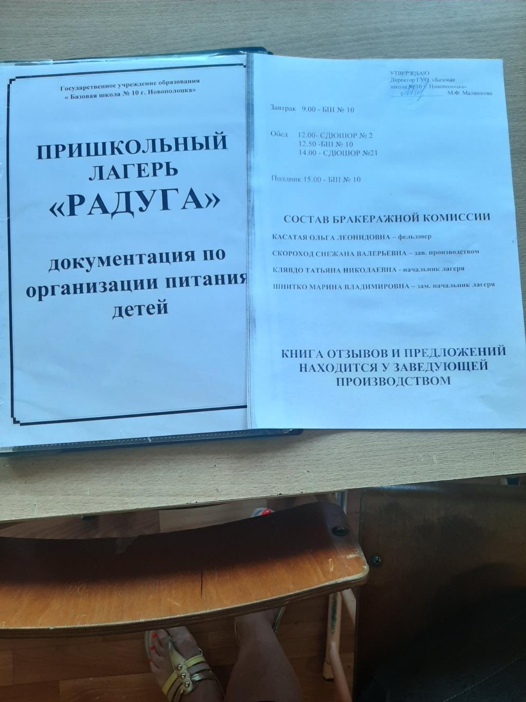 Нормативно-правовая база регламентирующая работу пришкольного лагеря.  Электронный журнал ГУО 