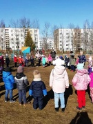 Як выхаванцы заклікалі вясну ў дзіцячы сад