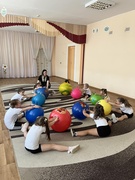 На занятиях кружка "Крепыш"
