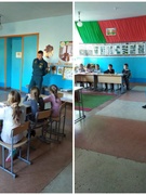 02.11.2023 Профилактическая беседа "Безопасные каникулы" с сотрудником Петриковского РОЧС