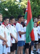 Открытие воркаут-площадки в г.п.Лельчицы