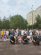 Встреча с кинологами. Оздоровительный лагерь «Солнышко». 17.06.2021г.