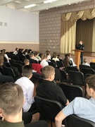 Мероприятие с приглашённым специалистом ГРОЧС для учащихся 5-9 классов "Безопасное времяпровождение в каникулярный период"
