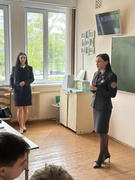 17 апреля в рамках проведения недели правовых знаний «Дружим с законом» и профилактической акции "328=10" учащиеся средней школы № 50 г.Гомеля пообщались с главным специалистом ООК и СР ГУЮ Гомельского облисполкома К.В. Обуховой, и заместителем начальника
