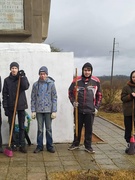 23.03.2024 г. Акция "Обелиск" (уборка в агр. Светлосельский учащимися 8-х, 10-х классов)