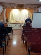 Встреча с представителями районных служб по профилактике преступлений (Прокурор Брагинского района Мельников Алексей Васильевич, начальник Брагинского РОСК Старостенко Игорь Иванович)