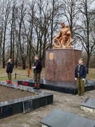 Участие в акции по несению Вахты Памяти.