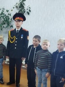 Встреча с выпускником школы -кадетом Масло Егором
