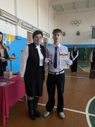 Торжественная линейка,посвященная завершению ІІ четверти