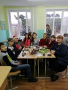 21 декабря 2019 года. Шестой школьный день. Праздничная конкурсная программа  - чаепитие "В ожидании праздника" ( "Новый год к нам идёт!")