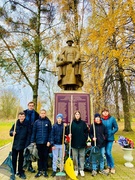 Трудовая акция "За дело". Благоустройство Братской могилы воинов Красной Армии и партизан в д.Гулевичи, 30.10.2024 г.