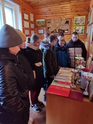 Посещение музейной комнаты «Музей трудовой славы»  КСУП «Совхоз «Коммунист»