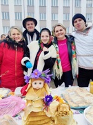 Участие в народном гулянии - Масленица в городе Петриков