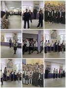 Торжественная линейка, посвященная началу четвертой четверти