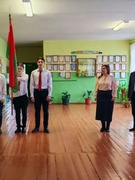 Торжественная линейка, посвященная окончанию III четверти