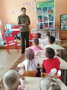 Занятия в школе "Юный пожарный"