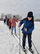Спартыўная эстафета "Лыжны снайпер"