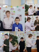 Вручение информационных буклетов "Курить - здоровью вредить"