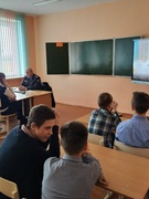 11.02.2023 Выступление сотрудника РОВД перед учащимися школы