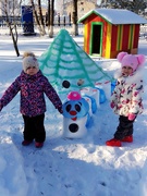 Участвуем в конкурсе "Лучший зимний участок"