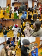 Новогодняя программа для учащихся оздоровительного лагеря "Дружба"