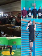 Рйонные соревнования по зимнему многоборью "Защитник Отечества"