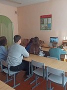 26.11.2024 - просмотр онлайн-видеоконференции с представителями журнала «Бярозка» учащимися 10-го класса