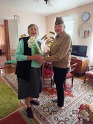 Поздравление учащимися, воспитанниками, педагогами  учреждения образования Бычковской Валентины Борисовны, Крыленко Ларисы Константиновны, ветеранов педагогического труда,  с  Днем Независимости Республики Беларусь (30.06.2025)