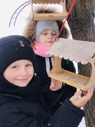 Участие 1 класса в акции «Покормите птиц зимой»