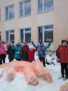 Конкурс фигур из снега